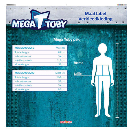 Kostiumy Mega Mindy - kostium mega Toby 3 5 lat - rozmiar 116