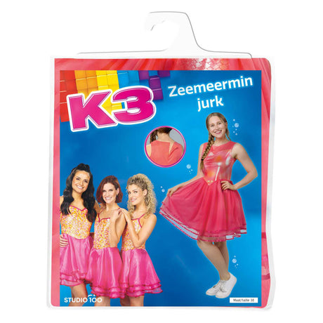 Sukienka K3 - sukienka o kroju syreny dla dorosłych - rozmiar 38