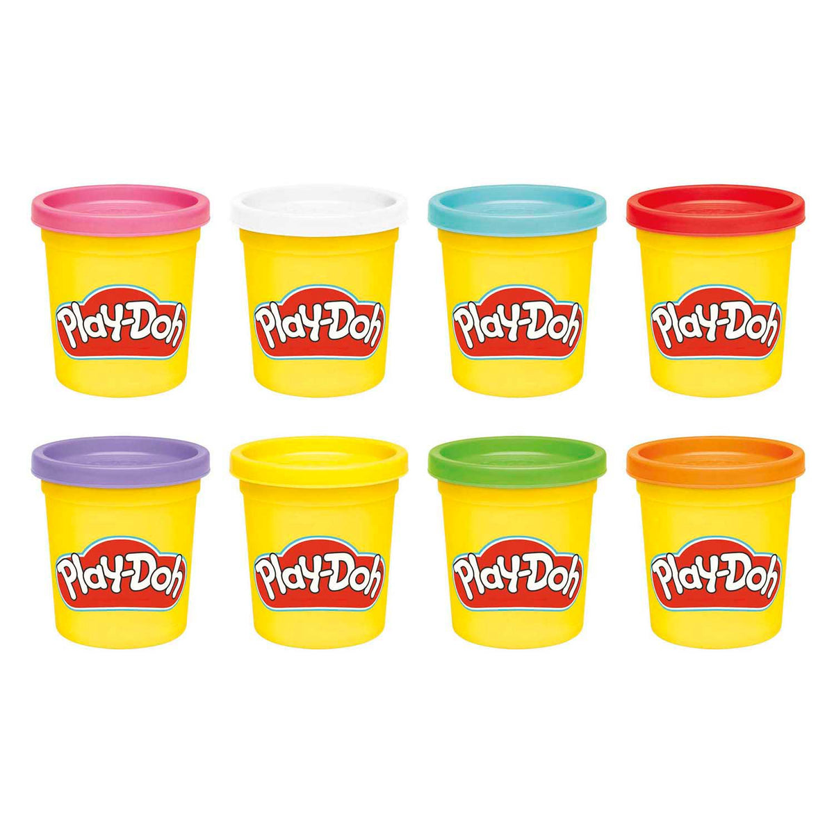 Tęcza Play-Doh - 8 glinianych garnków