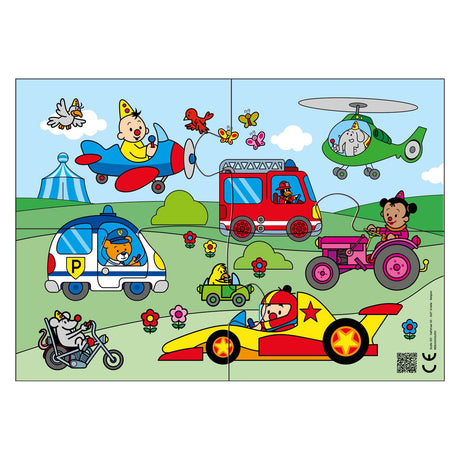 Bumba puzzle vroom vroom - 4 szt.