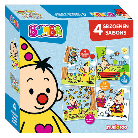 Studio 100 bumba puzzle 4 w 1 - pory roku