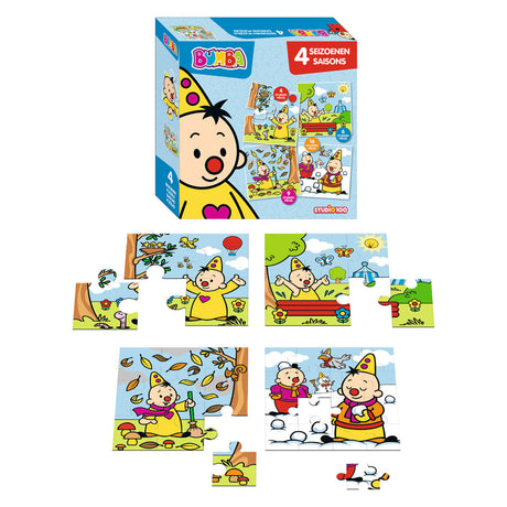 Studio 100 bumba puzzle 4 w 1 - pory roku