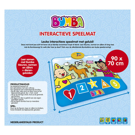 Interaktywna mata do zabawy Bumba - zwierzęta