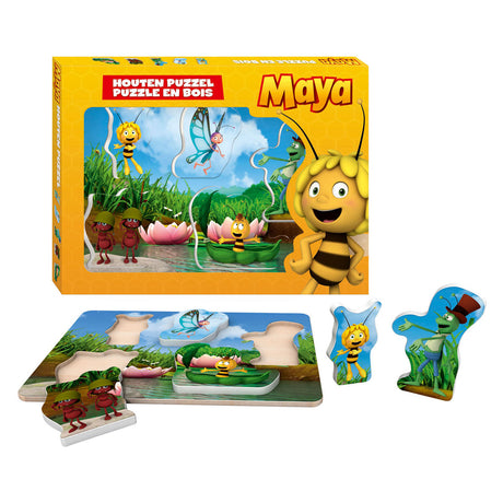 Drewniane puzzle Studio 100 Maya z grubymi elementami w formacie A4