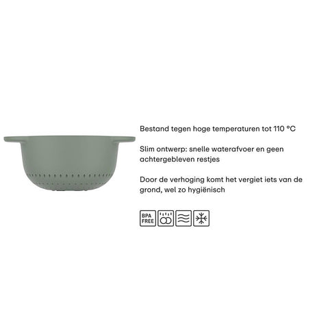 Durszlak Mepal Chef to ã˜16,3cm - kreda