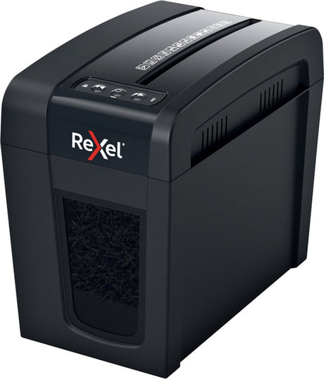 Niszczarka Rexel Secure x6-sl - niszczarki p4 - do 6 kartek - 10l - czarna