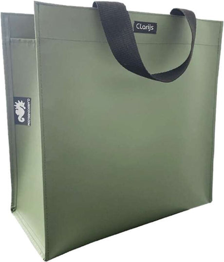 Clarijs Shoppertas Pvc 23l Matt Olive