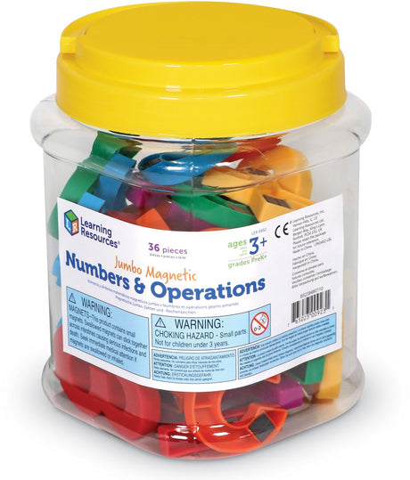 Zasoby edukacyjne xxl liczby magnetyczne - 3+