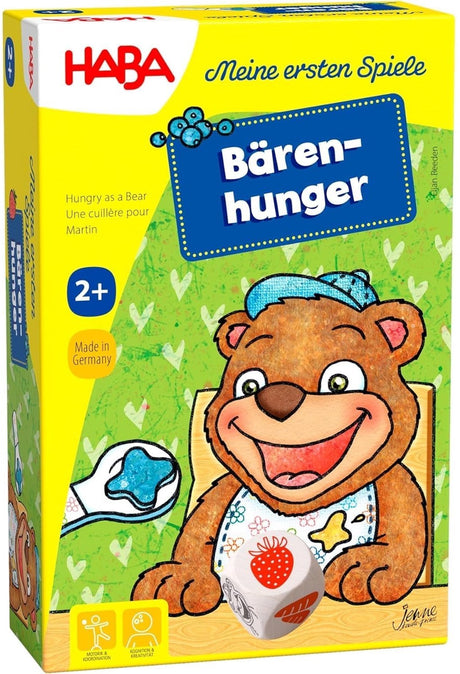 Haba – niedźwiedź głód – gra pamięciowa dla dzieci – moje pierwsze gry – niemiecki – 2+ lata