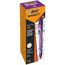 Długopis żelowy Bic Gel-ocity szybkoschnący 0,3 mm fioletowy