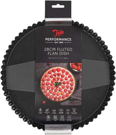 Tala Performance - forma do quiche z luźnym dnem - 28 cm - nadaje się do piekarnika - powłoka nieprzywierająca - nie zawiera pfas
