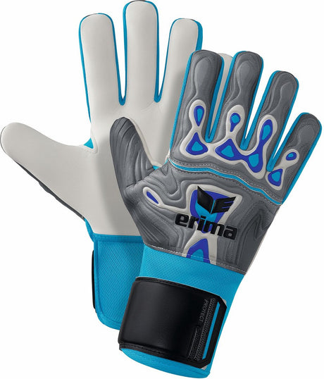 Erima flex-ray protect keepershandschoenen - grijs blauw | maat: 9