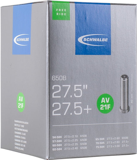 Schwalbe Inner Tube AV21F 27,5 Freeride 54 75-584 IB