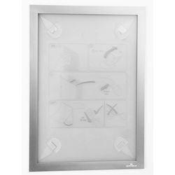 Trwała teczka na dokumenty 484323 srebrna (szer. x wys.) 236 mm x 323 mm DIN A4 pionowo, DIN A4 poziomo