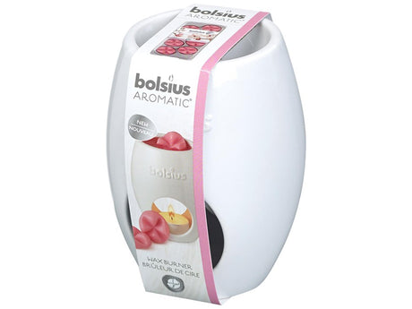 Palnik do wosku aromatycznego Bolsius elipsa biały