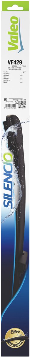 Valeo - zestaw ostrzy płaskich silencio vm429 - 65 65cm (2x)