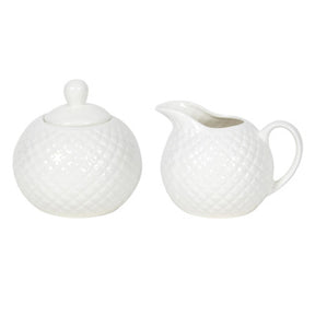 Porcelana diamentowa na mleko i cukiernicę