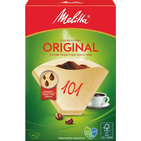 Filtry Melitta 101 40 brązowe