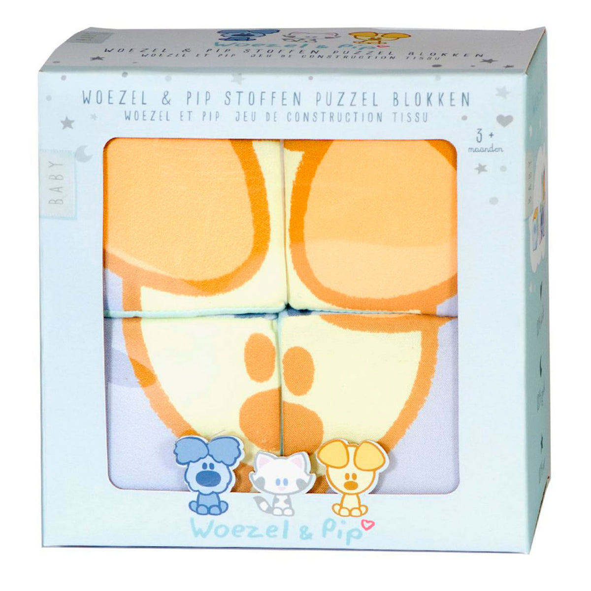 Rubo Toys Block Puzzle i PIP Junior 75 cm tekstylia