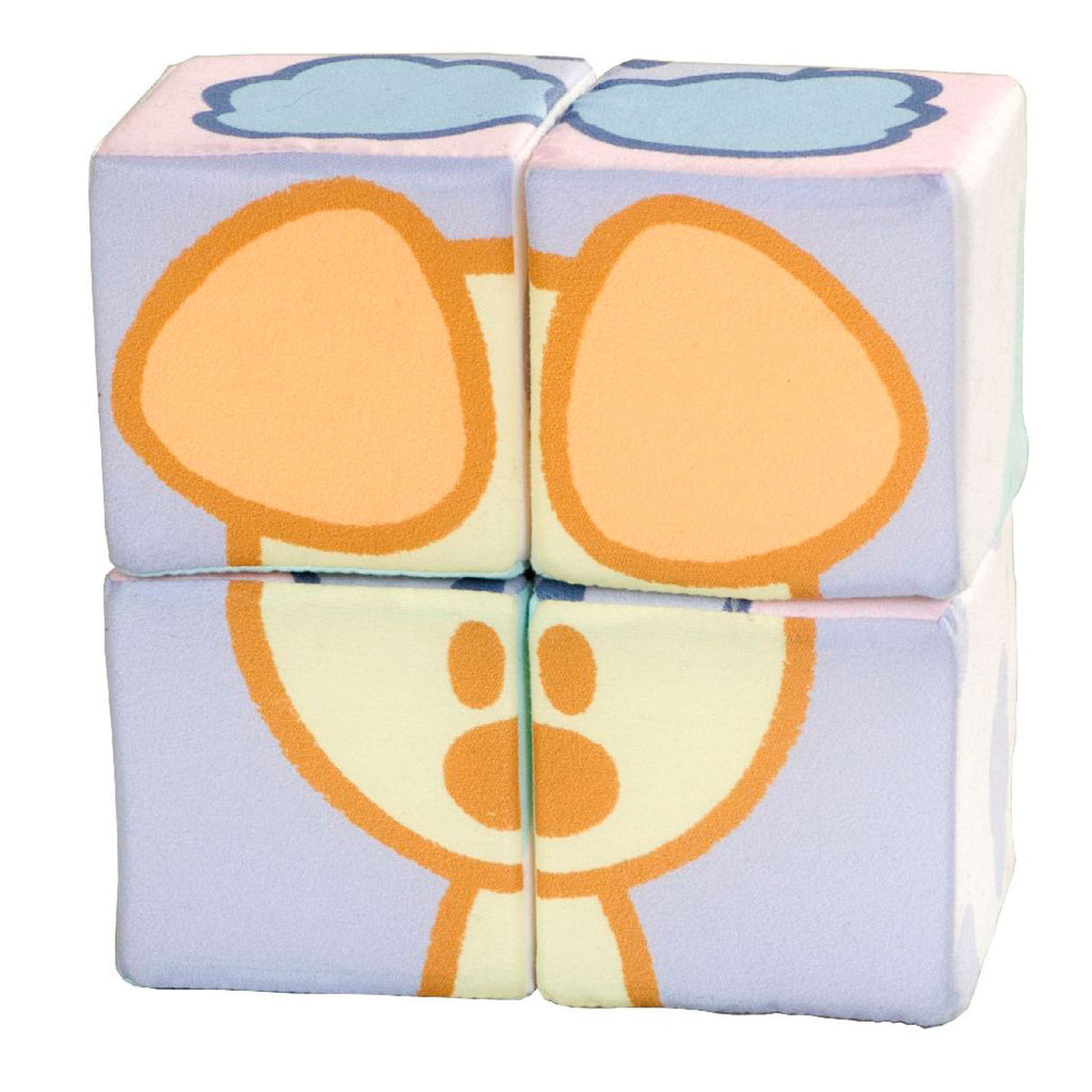 Rubo Toys Block Puzzle i PIP Junior 75 cm tekstylia