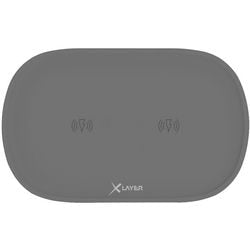 Bezprzewodowa stacja ładująca Qi z rodziny Xlayer Double Grey
