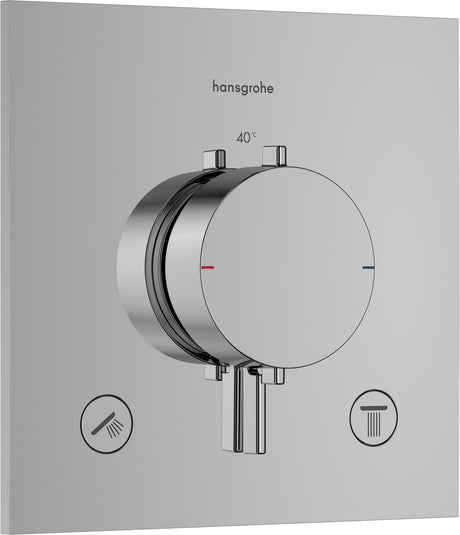 Hansgrohe ecostat Comfort e - wbudowany termostat - 2 funkcje - prysznic - chrom
