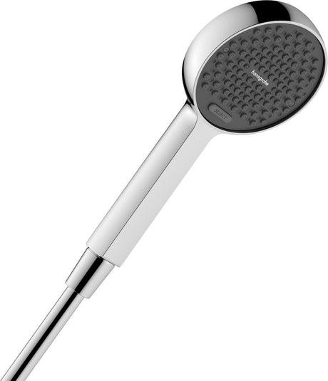 Hansgrohe aktywator s - główka prysznicowa - oszczędzanie wody ecosmart - sterowanie przyciskiem wyboru - 95 mm - 2 funkcje strumienia - czarny mat