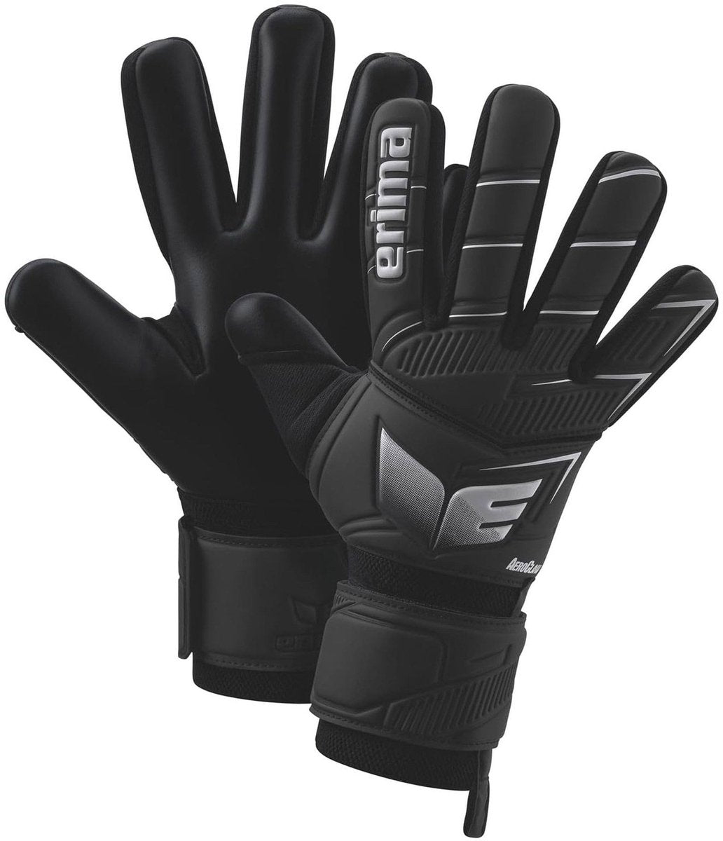 Erima aeroclaw challenger keepershandschoenen - zwart wit | maat: 10