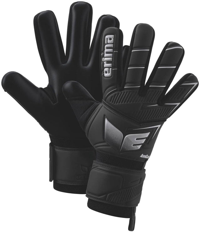 Erima aeroclaw challenger keepershandschoenen - zwart wit | maat: 10