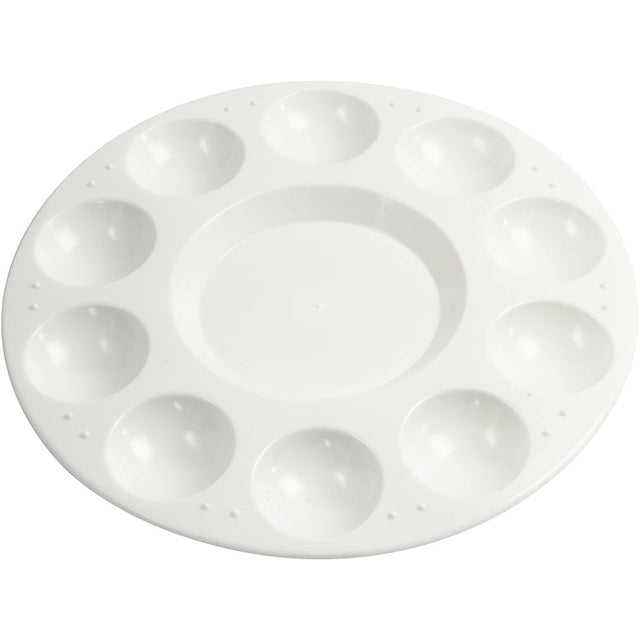 Creativ Company Paint Palette White, 17 cm