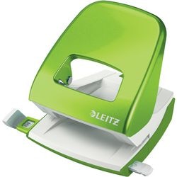 Dziurkacz Leitz nexxt wow - 2-otworowy - dziurkuje do 30 kartek - idealny do domowego biura, domowego miejsca pracy - zielony