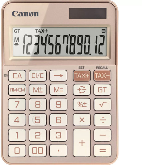 Kalkulator stacjonarny Canon ks-125kb Podstawowy kalkulator w kolorze różowego złota