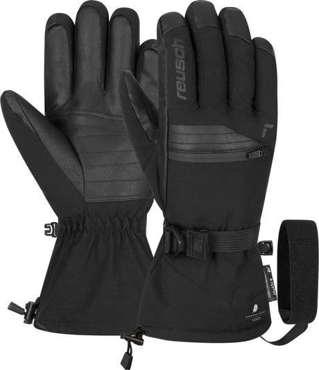 Rękawiczki do sportów zimowych unisex Reusch Torres R-Tex® XT - czarne