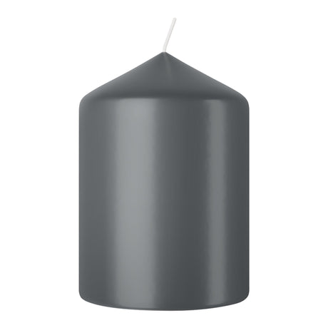 Świeca okrągła Bolsius Essentials 80 58 burzowa szarość