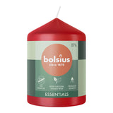 Świeca okrągła Bolsius 80 58 delikatna czerwień