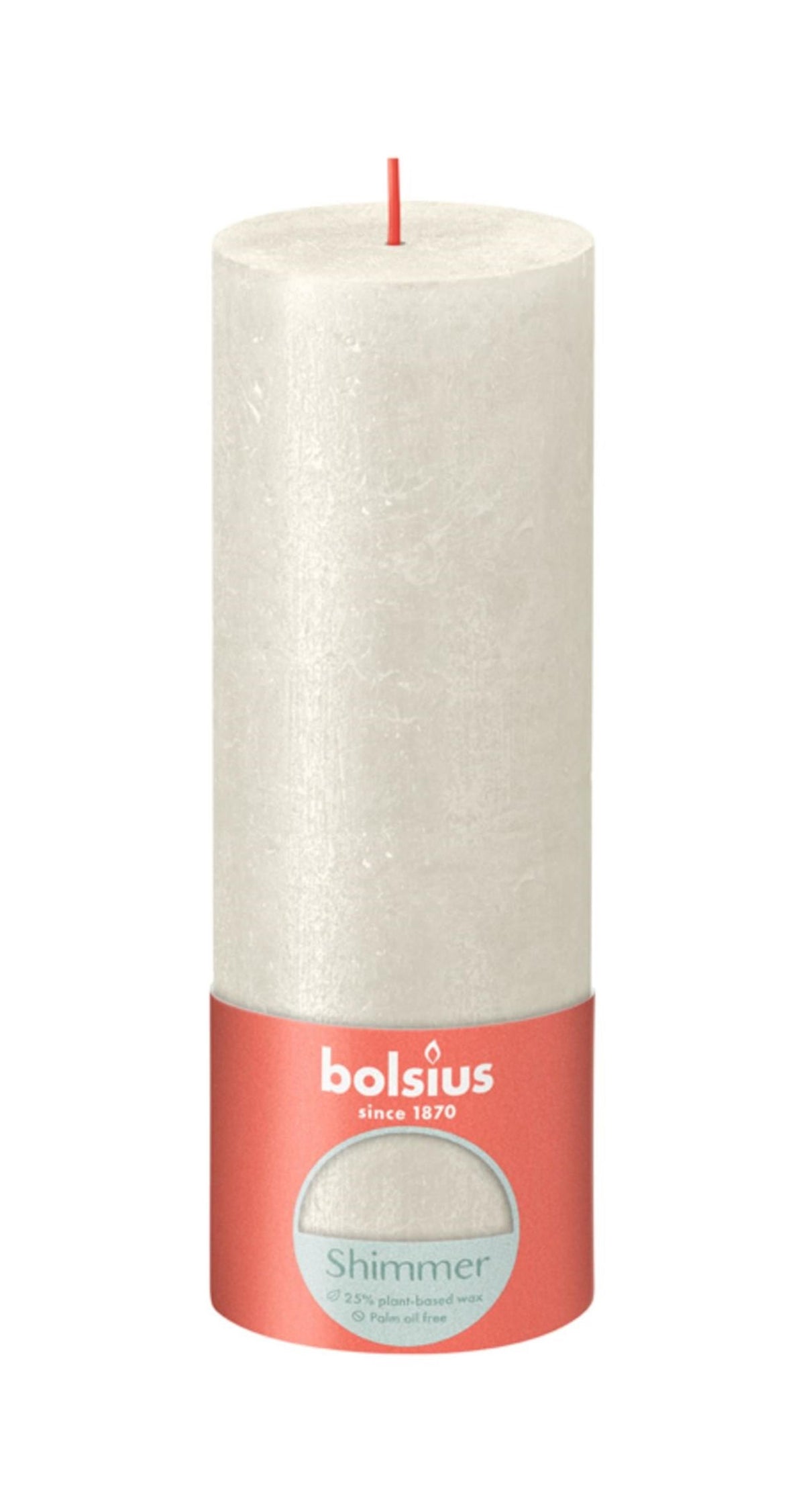 Świeca rustykalna Bolsius 190 68 kość słoniowa