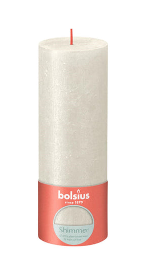 Świeca rustykalna Bolsius 190 68 kość słoniowa