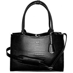 Torba na laptopa Socha Croco Jet Black