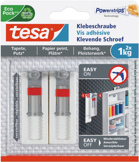 Tesa 1051202 - wyreguluj. klej do powierzchni wrażliwych na śruby 1kg | 6 sztuk