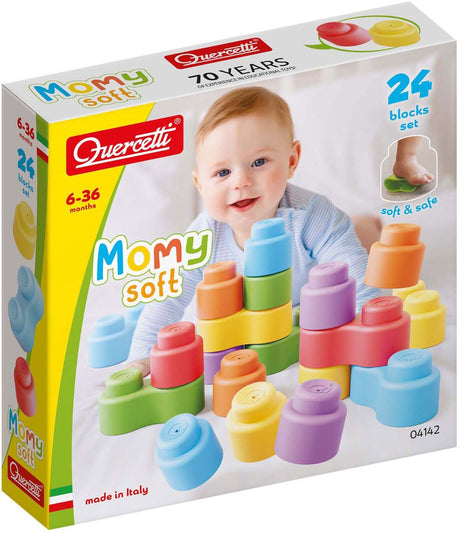 Quercetti Momy Soft Building Buils, 24dlg.