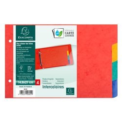 Zakładki exacompta 804e 121 x 148 mm, gama kolorów