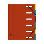 Mappen uitrekbare rug exacompta 55065e rood a4