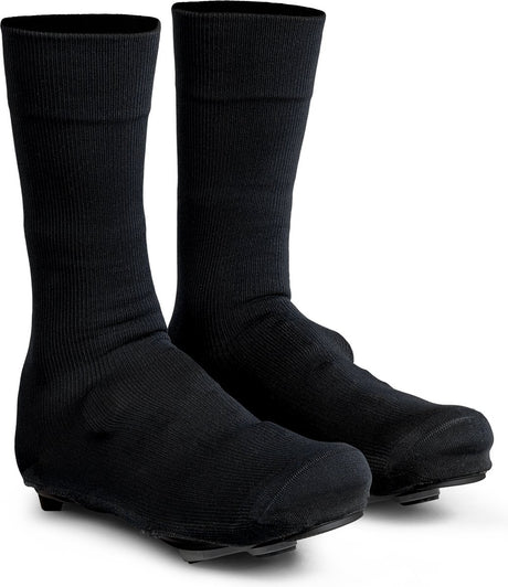 Gripgrab - wodoodporne, dziane ochraniacze na buty flandrien, wodoodporne, dziane ochraniacze na rower wyścigowy - unisex - czarne - rozmiar s (36-38)
