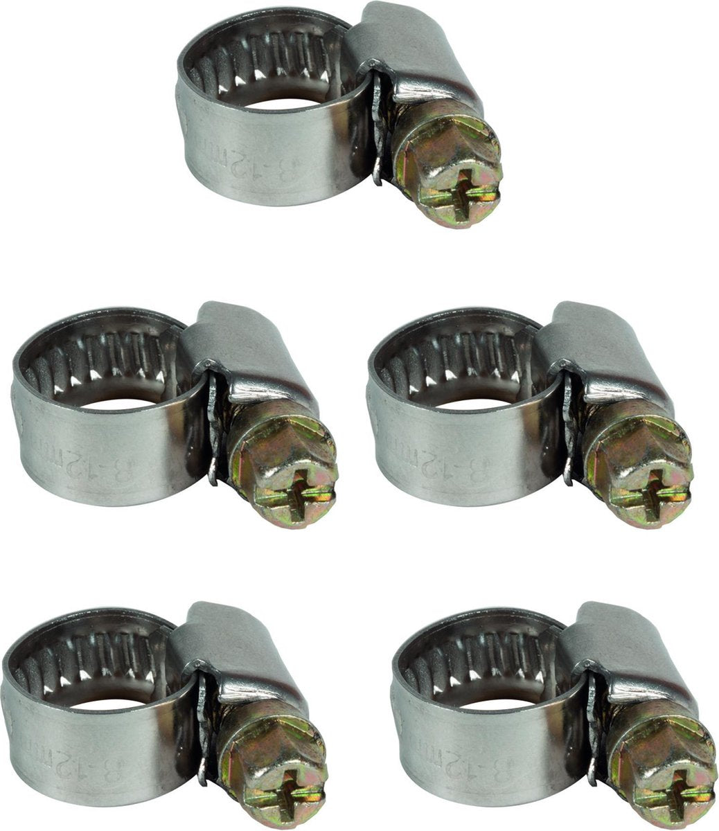Zestaw zacisków do węża Einhell 5 sztuk. 8 - 12 mm