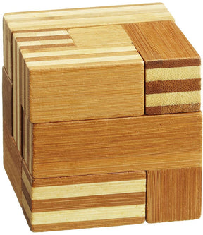 Puzzle w kształcie kostki Philos soma, bambusowe