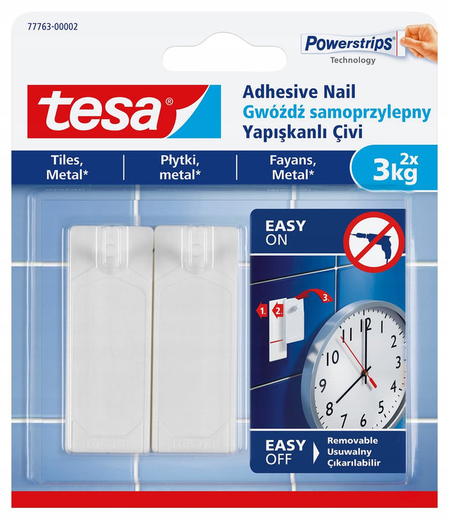 Tesa - gwóźdź samoprzylepny - do płytek - nośność 3kg
