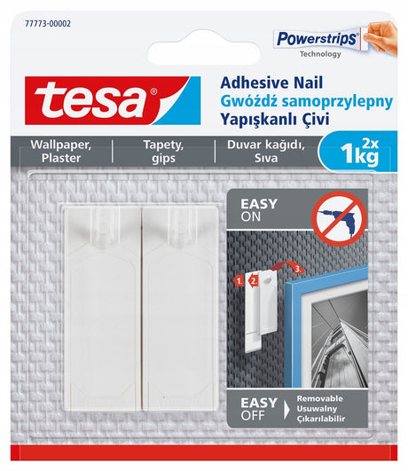 Tesa - samoprzylepny plaster do paznokci - tapeten - 1 kg - biały