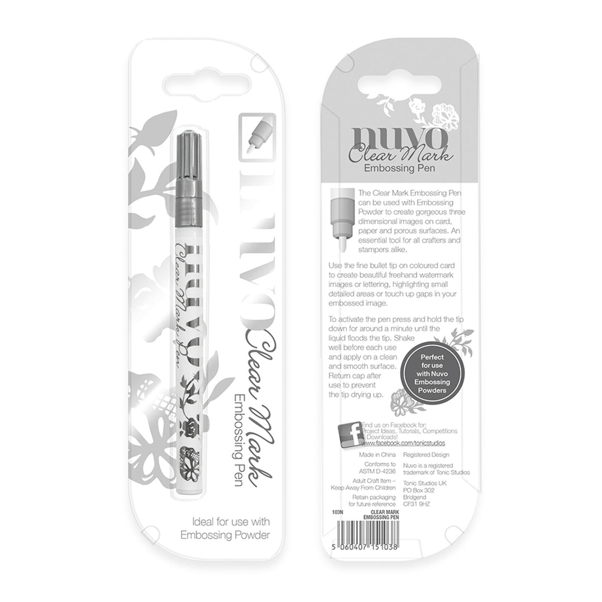 Nuvo od tonic studios nuvo • przezroczysty marker do embossingu