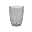 Glas kunststof transparant grijs ø8,5x11cm | 6 stuks