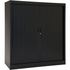 Roldeurkast chs135120 zwart 120 x 45 x 135 cm